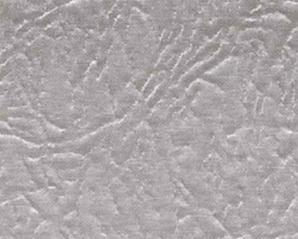 Leathergrain embossed stainless steel finish swatch